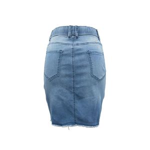 Minifalda vaquera plisada a la moda de tiro medio para mujer sexy Y2K, minifalda con cinturón, Faldas vaqueras - Product Image 5