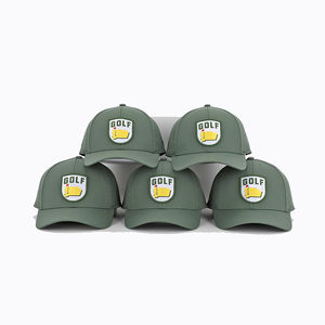 Casquette de baseball de golf personnalisée à 6 panneaux en polyester à séchage rapide pour hommes, sport en plein air, meilleure performance - Product Image 2