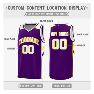 Tendance Basketball Jersey 100% Polyester Basketball Shorts Personnalisé Hommes Laker Été Sports Uniforme - Product Image 3