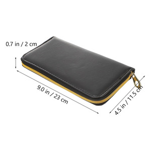 Estuche para Tijeras de Cuero Genuino Reutilizable y Duradero al por Mayor, Bolsa de Almacenamiento Profesional para Salón, Organizador de Herramientas, Makeway Industries - Product Image 2