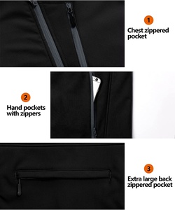 Women's Lightweight Softshell Waistcoat Fleece Lined Windproof <b>Jacket</b> for <b>Hiking</b> Travel Button Diamond Outer Wear Gilets Short - Product Image 4