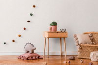 Papel Pintado No Tejido Hecho en Alemania, Rollos de Damasco Unicolor Beige Moderno, Absorbente de Sonido, Lavable, Resistente a la Luz para Habitación Infantil