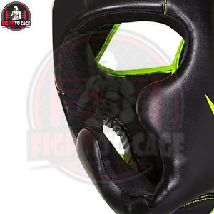 Protector Bucal de Boxeo de Cuero PU Negro y Verde, de Alta Calidad, Nuevo, Cómodo, Boca Ancha, Precio al por Mayor - Product Image 5