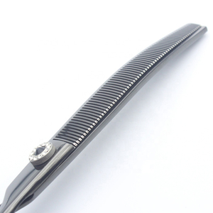 Ocean Blue Titanium Professional Pet Grooming Thinning Scissors <b>Kit</b> 6.5 Inch 440C Stainless Steel - Product Image 3