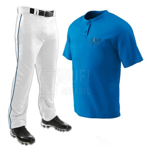Uniforme de Béisbol Personalizado de Poliéster para Adultos, Incluye Camiseta y Pantalones con Nombre del Equipo, Logotipo y Número en Todas las Tallas, Transpirable - Product Image 2