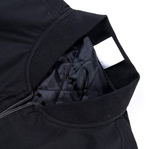 Chaqueta Bomber para Hombre al por Mayor, Personalizada, con Decoración de Piel, Nuevo Diseño, Moderna, Transpirable, Blanca, para Invierno - Product Image 4