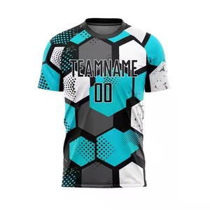 Uniforme de fútbol sublimado personalizado de alta calidad, tela transpirable de secado rápido, pantalones cortos de Jersey de MOQ bajo, precio al por mayor propio - Product Image 5
