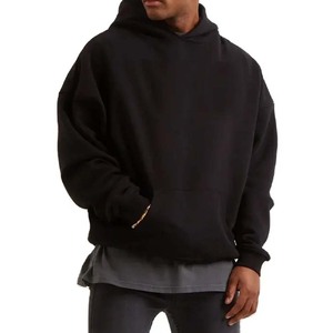 Sweat-shirts à capuche surdimensionnés pour hommes en molleton de coton personnalisés - Fabriqués au Pakistan, respirants et écologiques, meilleur prix - Product Image 6