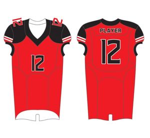 Uniforme de Fútbol Americano Sublimado Personalizado de Alta Calidad, Logotipo Personalizado, Transpirable, de Secado Rápido, Tallas Grandes, Unisex, Suministro al por Mayor - Product Image 2