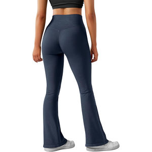 กางเกงเลกกิ้งเอวสูงสำหรับผู้หญิงกางเกงเลกกิ้งเอวสูงพิมพ์ลายแบบกำหนดเอง - Product Image 2