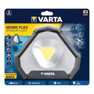 Linterna de Estadio Recargable con Cabezal Ajustable, Luz de Trabajo Flexible Negra con 200-800 LED, 1450 lm - Product Image 2