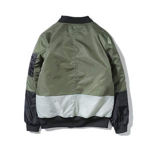 Chaquetas de hombre Bomber con cremallera informal con estampado 3D de alta calidad, última ropa de calle, chaqueta de abrigo con botones de tela satinada para hombre - Product Image 6