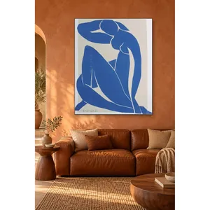 Impression sur toile découpée Fida Matisse Blue Nude - Product Image 2