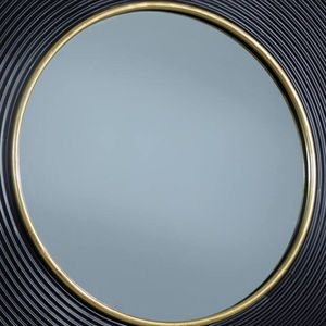 Modern <b>Black</b> Metal Wall <b>Mirror</b> Bulk Supplies for Home Furniture Decorative for Living Room & Bedroom - Product Image 3