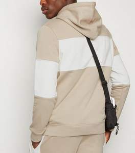 Sweat à capuche surdimensionné pour homme avec impression personnalisée du logo Sweat-shirt brodé d'hiver à empiècement en polaire épaisse - Product Image 4