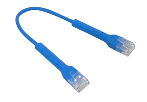 สายเคเบิลทองแดง Ubiquiti U-Cable-Patch-RJ45-BL, สาย UniFi, RJ45, 0.1 ม., สีฟ้า - Product Image 2