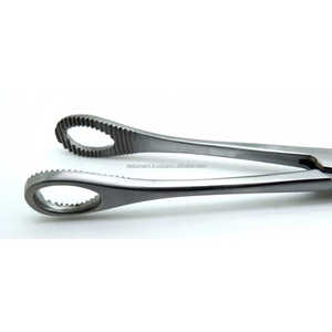 Fórceps de esponja Foerster, mordazas dentadas rectas de 9,5 pulgadas, abrazadera quirúrgica reutilizable con certificación CE, acero inoxidable de etiqueta privada OEM - Product Image 3