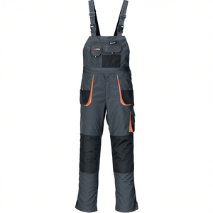 TERRATREND Pantalones de trabajo para hombre, talla 60, gris oscuro/negro/naranja, decoración y accesorios de oficina - Product Image 2
