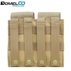 Poche double pour chargeur tactique respirante et confortable, MOLLE, en polyester, porte-chargeurs sur mesure, rabat réglable, utilisation en extérieur - Product Image 6