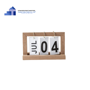 Sản phẩm hàng đầu bán buôn văn phòng quà tặng khắc gỗ Lịch bằng gỗ lịch cho không gian làm việc từ trực tiếp Việt Nam nhà sản xuất - Product Image 3