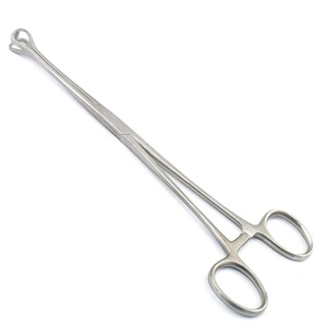 Pinzas Intestinales Babcock de Acero Inoxidable de 6.5 Pulgadas, Pinzas Quirúrgicas Profesionales para Sujetar Tejidos para Uso Médico - Product Image 1