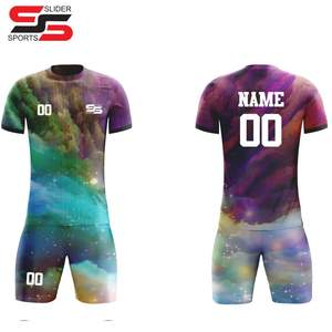 ชุดยูนิฟอร์มฟุตบอลชุดทีม100% โพลีเอสเตอร์ออกแบบได้ตามต้องการพร้อมโลโก้สินค้ามาใหม่ - Product Image 4