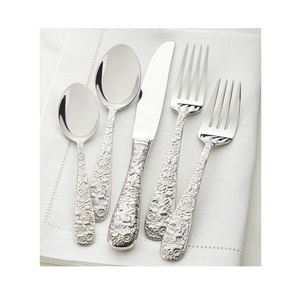 Juego de Cubiertos de acero inoxidable con asas de aluminio Juego de cubiertos de utensilios de cocina de forma y tamaño personalizados de Home Arts - Product Image 6