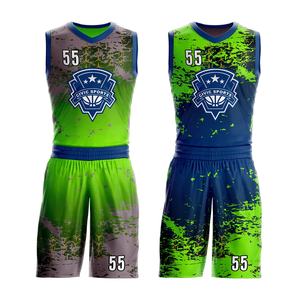 Conjuntos de uniformes de baloncesto reversibles, pantalones cortos de malla, logotipo personalizado, camisetas de hombre, ropa de equipo, doble cara, transpirable, rendimiento - Product Image 4