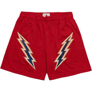 Pantalones cortos atléticos para correr para hombre de alta calidad Algodón poliéster sublimado gimnasio deportes Fitness playa baloncesto suelto servicio OEM - Product Image 4