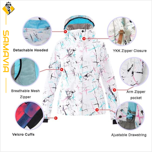 Survêtements de ski d'extérieur imperméables pour hommes ensemble veste et pantalon de sport épais et chaud d'hiver combinaisons de ski RTS - Product Image 4