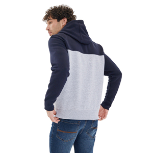 Sweat à capuche décontracté pour homme, taille XS, en coton/polyester, polaire, uni, respirant, séchage rapide, design de logo personnalisé - Product Image 3