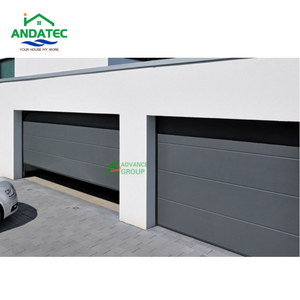 Puerta <span class=keywords><strong>de</strong></span> garaje seccional <span class=keywords><strong>de</strong></span> acero galvanizado <span class=keywords><strong>de</strong></span> tamaño personalizado hecha a medida con <span class=keywords><strong>puertas</strong></span> peatonales <span class=keywords><strong>de</strong></span> ventanas - Product Image 5