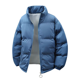 Veste matelassée décontractée surdimensionnée pour homme, printemps, col rabattu, imperméable, respirante, coupe-vent, spandex/polyester standard - Product Image 4