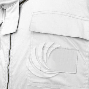 Chaqueta de apicultura de algodón unisex con capucha redonda y cierre de cremallera frontal para adultos - Product Image 4