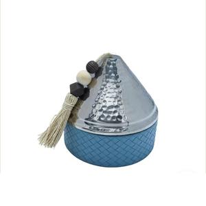 Casseroles isolées à double paroi au design martelé servant de la marmite chaude dîner serveur de nourriture marmite ronde à double paroi isolée - Product Image 1