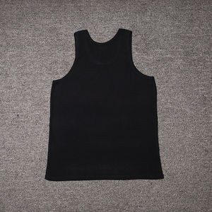 230 GSM <b>Men's</b> Cotton <b>Gym</b> <b>Vest</b> Custom logo Solid Plain Sleeveless Top Bodybuilding Fitness <b>Men</b> tank Top - Product Image 6