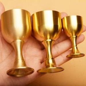 Copa de vino de cobre con diseño elegante y material duradero para Bar en casa y regalos - Product Image 6