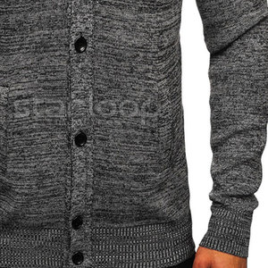 Pull cardigan en tricot pour homme, best-seller, haute qualité, coupe confortable, respirant, pour l'hiver - Product Image 4