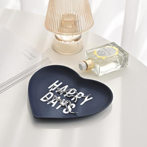 [FENICE] HEART TRAY (136*125*12mm) Storage Trays Soft Texture Lightness Modern Design Living Room Table <b>Organizing</b> Jewelry Tools - Product Image 3