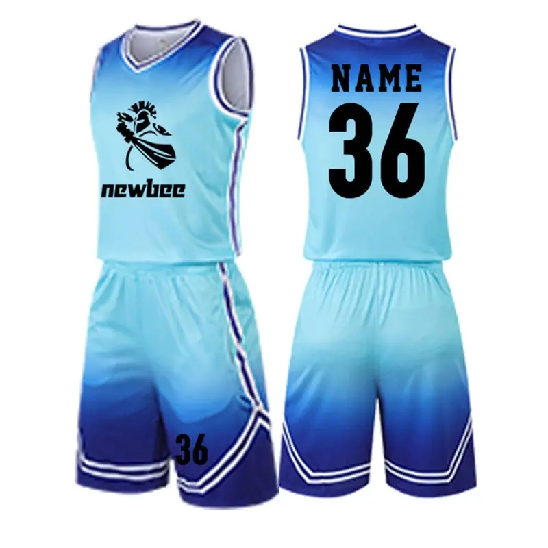 College Aangepast Basketbal Uniform Set Student Kinderen Training Wedstrijd Team Uniform Training Set