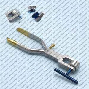 Morseliseur manuel en acier inoxydable, broyeur à os, plaques en titane réutilisables, instruments chirurgicaux dentaires de haute qualité CE - Product Image 1