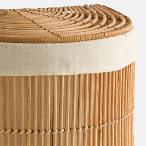 NEW PRODUCT! Tienphong Wholesale 2025 Handwoven Rotuni Openwork Rattan <b>Laundry</b> <b>Basket</b> for Clothing Storage - Product Image 4