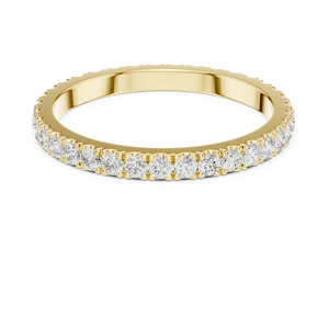 Joyería de lujo Chapado en plata Redondo Corte brillante Diamante Piedra lateral Cristal Compromiso Anillos de boda para mujer - Product Image 5