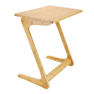 Mesa de Bambú para Portátil, Bandeja para TV, Mesa Auxiliar para Sofá, Mesa para Comer y Trabajar en Espacios Pequeños, Muebles Ecológicos - Product Image 4