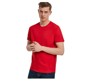 Camiseta de Alta Calidad 100% Algodón, Talla Grande, con Logotipo Personalizado, Camiseta Lisa con Cuello Redondo para Hombre, Camiseta Personalizada - Product Image 2