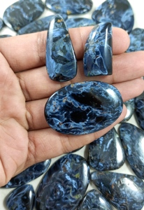 Pietersite naturelle, opale cabochon, pierre précieuse en vrac pour la fabrication de bijoux, anneaux, design, cristal, pierre précieuse - Product Image 5