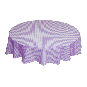 Nappe jacquard métallique nappe réversible nappe ronde de mariage - Product Image 6