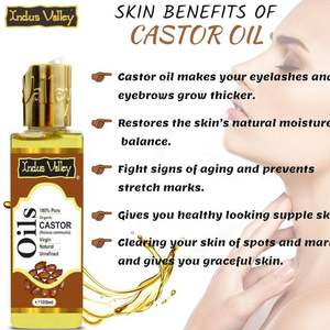 Indus Valley Advanced Premium <b>Organic</b> Carrier <b>Castor</b> <b>Oil</b> <b>Cold</b> <b>Pressed</b> for Hair and Skin Growth Hexane Free Good Price - Product Image 6