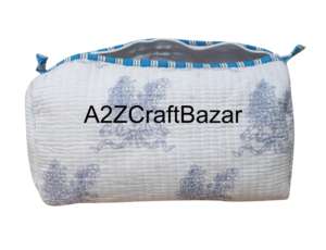 Neceser de Viaje de Algodón Ligero y Duradero, Ecológico, con Cierre de Cremallera y Diseño de Borlas Vintage, 3 Piezas - Product Image 5