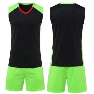 100% Polyester Breathable V-neck Unisex Sports Jersey Digital Print Sleeveless - Product Image 2